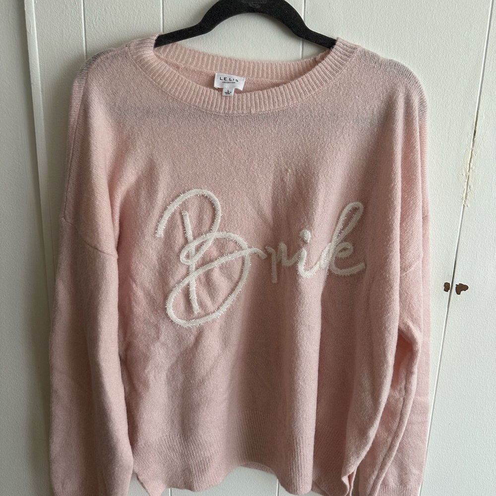 Le Lis Pink Crew Neck Sweater
